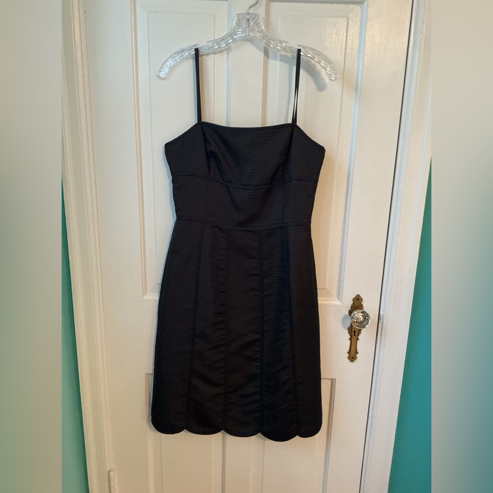 Ann Taylor Black Strapless Dress